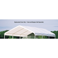 Shelterlogic 12×20 White Canopy Replacement Cover, Fits 2