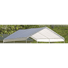 Shelterlogic 10×20 White Canopy Replacement Cover, Fits 1-3/8" Frame