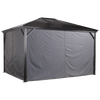 Image of Shelterlogic Sojag VERONA Grey Curtains 10'x12' polyester