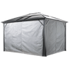 Image of Shelterlogic Sojag MERIDIEN Grey Curtains 10'x10' spun