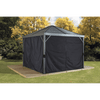 Image of Shelterlogic Sojag SANIBEL Black Curtains 10'x10' polyester