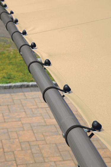 Shelterlogic Solano 10x6 Patio Awning with Tan Cover
