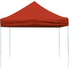 Image of Shelterlogic 10x10 ST Pop-up Canopy, Red Cover, Black Roller Bag