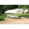 Image of Shelterlogic 10'×20' Gazebo Canopy, 1-3/8" 8-Leg Frame, White Cover