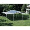 Image of Shelterlogic 10'×20' Canopy, 1-3/8" 8-Leg Frame, White Cover, Extension Kit