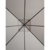 Image of Shelterlogic Redwood 11x11 Gazebo with square tube brow frame  and Awning
