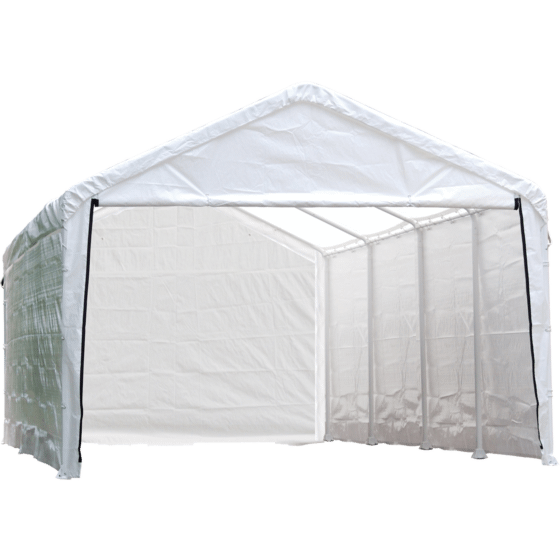 Shelterlogic 12×26 White Canopy Enclosure Kit, Fits 2" Frame