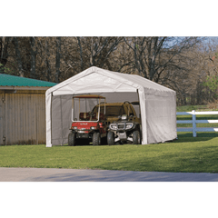 Shelterlogic 12×26 White Canopy Enclosure Kit, Fits 2