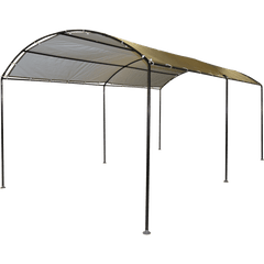 Shelterlogic 10'x18' / 3 x 5,5m Monarc Gazebo Canopy, 2’’ Steel Black Frame, Sandstone Cover