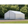 Image of Shelterlogic 18×40 White Canopy Enclosure Kit; FR Rated