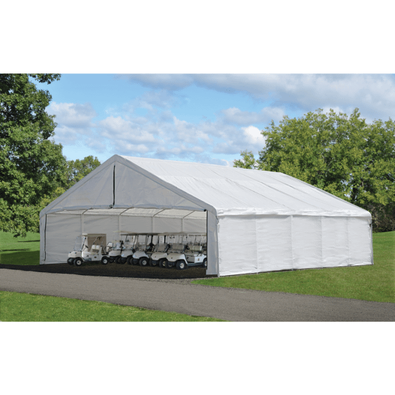 Shelterlogic 30x30 White Canopy Enclosure Kit, FR Rated
