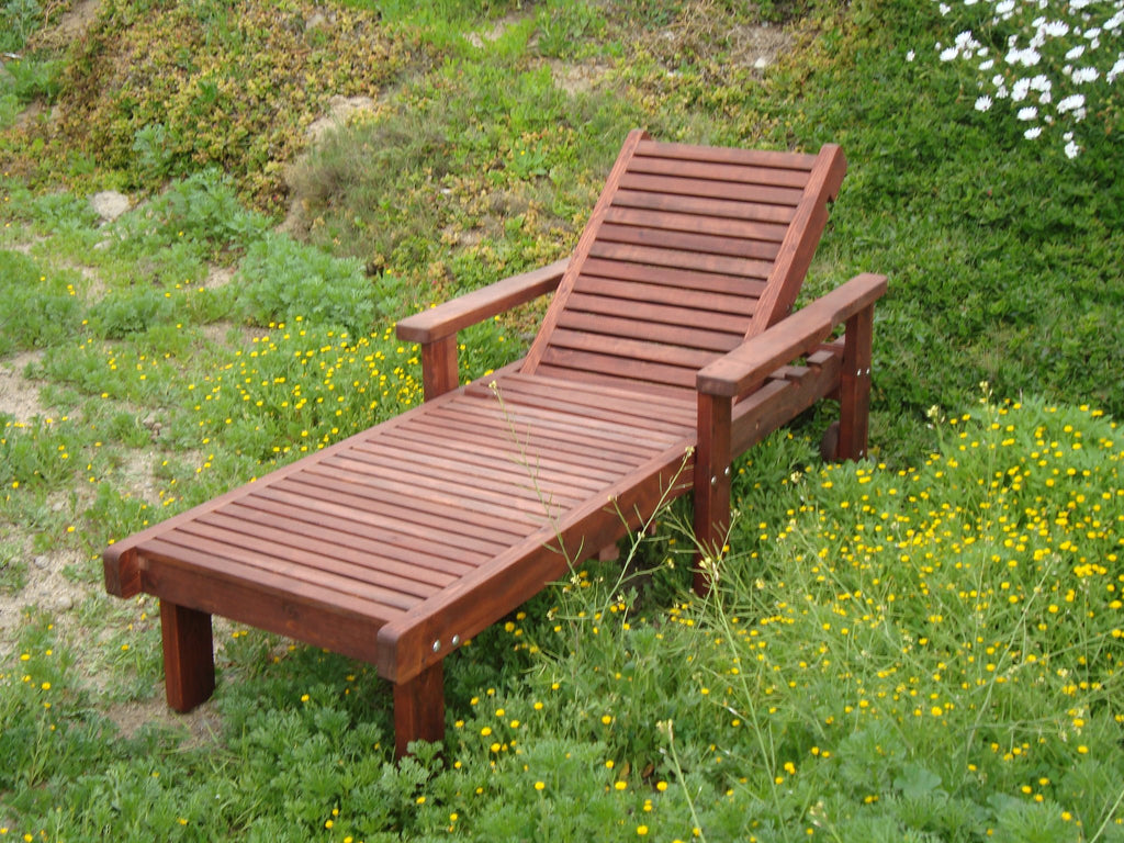 Best Redwood Outdoor Sun Chaise Lounge CLBESB-AWSNS