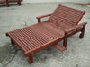Image of Best Redwood Outdoor Sun Chaise Lounge CLBESB-AWSNS