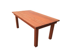 Best Redwood Farmhouse Outdoor Dining Table FDT-31H38W60L-1910
