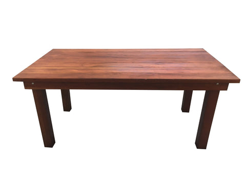 Best Redwood Farmhouse Outdoor Dining Table FDT-31H38W60L-1910