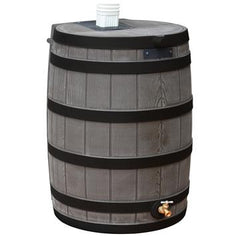 Good Ideas Rain Wizard 40 Gallon Rain Barrel with Darkened Ribs RW40-DR