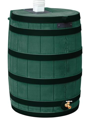 Good Ideas Rain Wizard 40 Gallon Rain Barrel with Darkened Ribs RW40-DR