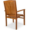 Image of All Things Cedar 5-Piece Oval Stacking Chair Dining Set TE70-24