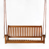 Image of All Things Cedar with Cushion Handcrafted Teak Swing TS50