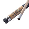 Image of GLD Products Viper Sinister Black and White Wrap with Brown Stain Billiard/Pool Cue Stick