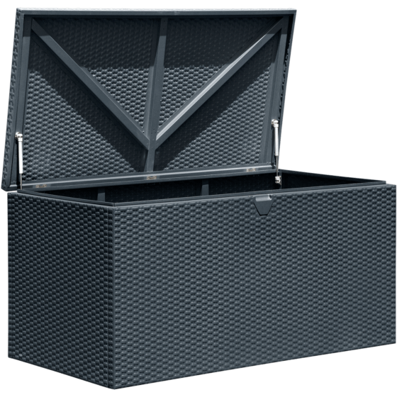 Shelterlogic Spacemaker® Deck Box, Basket Weave, Anthracite