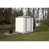 Image of Shelterlogic EZEE Shed® , 6x5, Low Gable, 65 in walls, vents, Cream & Charcoal