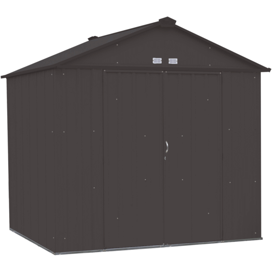 Shelterlogic Arrow	EZEE Shed® , 8x7, High Gable, 72 in walls, vents, Charcoal