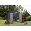 Image of Shelterlogic Arrow	EZEE Shed® , 8x7, High Gable, 72 in walls, vents, Charcoal