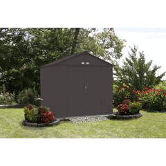 Shelterlogic Arrow	EZEE Shed® , 8x7, High Gable, 72 in walls, vents, Charcoal