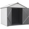 Image of Shelterlogic Arrow EZEE Shed® , 8x7, High Gable, 72 in walls, vents, Cream & Charcoal