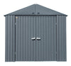 Image of Arrowshed Elite Steel 8x6 Anthracite Storage Shed EG86AN