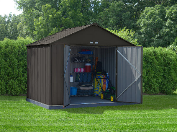 Arrowshed EZEE Shed Steel 10 ft x 8 ft Charcoal Storage Shed EZ10872HVCC