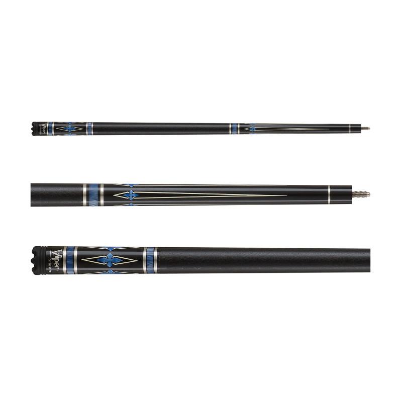 GLD Products Viper Sinister Black Faux Leather Wrap Billiard/Pool Cue Stick