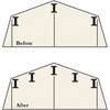 Image of Shelterlogic ROOF STRENGTHENING KIT for 10x13 & 10x14 (except:  Swing Door units)