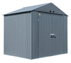 Image of Arrowshed Elite Steel 8x6 Anthracite Storage Shed EG86AN