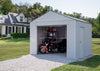 Image of Sojag Everest Wind and Snow Rated Building Kit 12 ft x 10 ft Charcoal Steel Garage Storage Shed GRC1210
